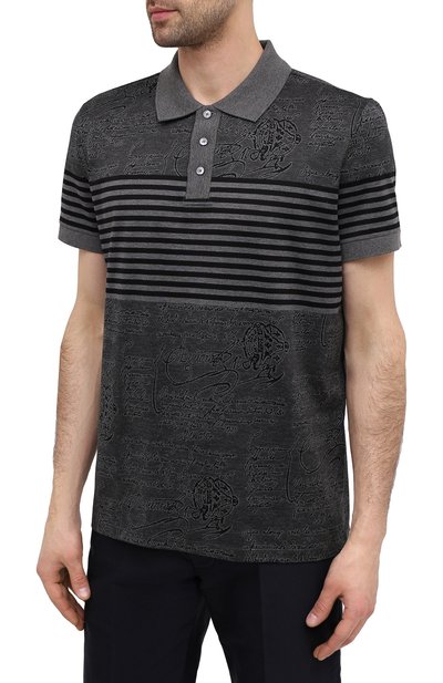 Хлопковое поло BERLUTI, арт. R19JPS44-001, фото 3