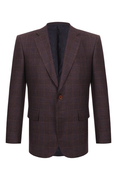 Мужской пиджак из шерсти и кашемира STEFANO RICCI, арт. S1RF432000/B168HA/50-58