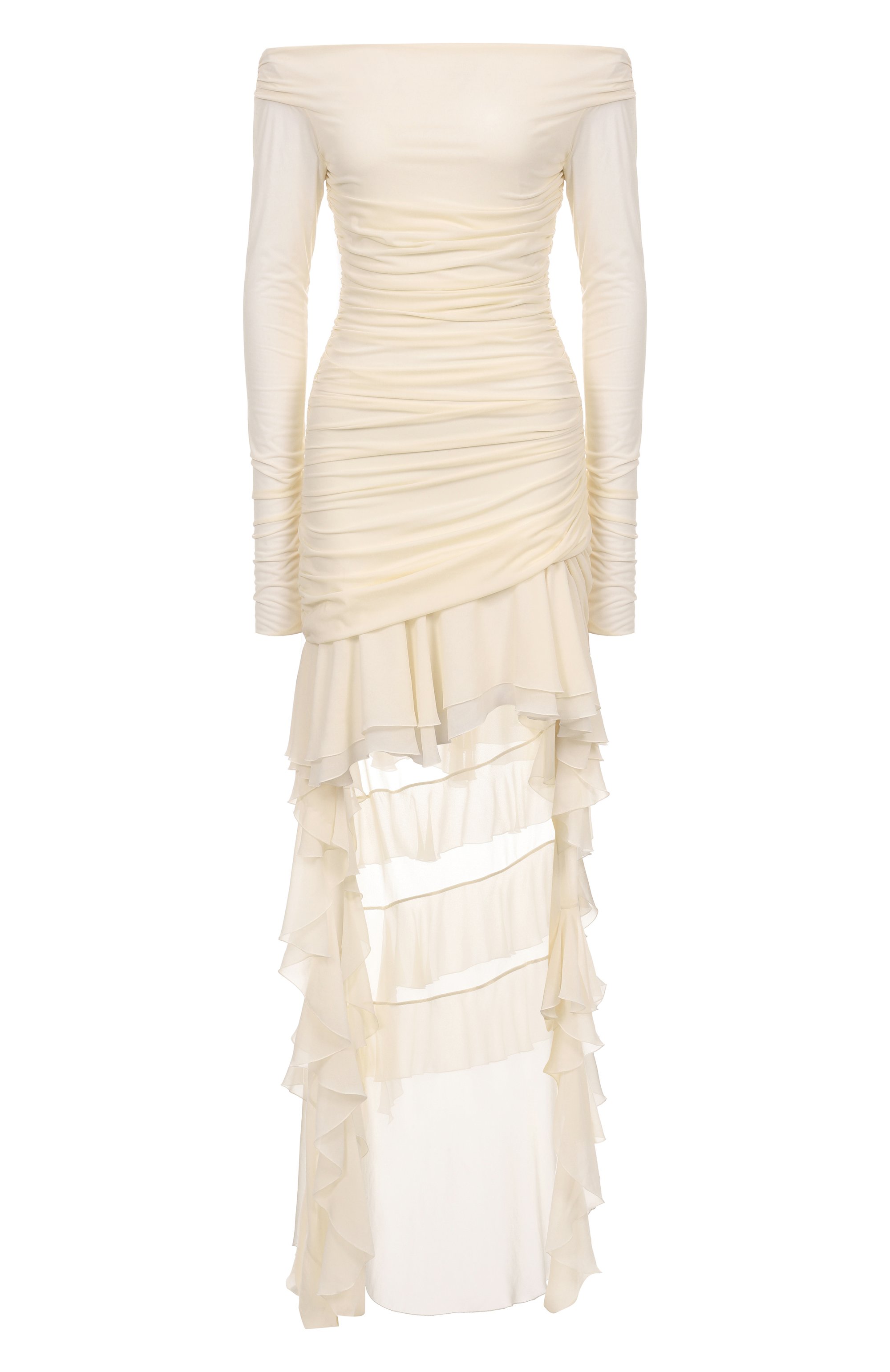 Платье BLUMARINE кремового цвета по цене 199500 руб., арт. P522A623W, фото 1 Платье BLUMARINE, арт. P522A623W, фото 1