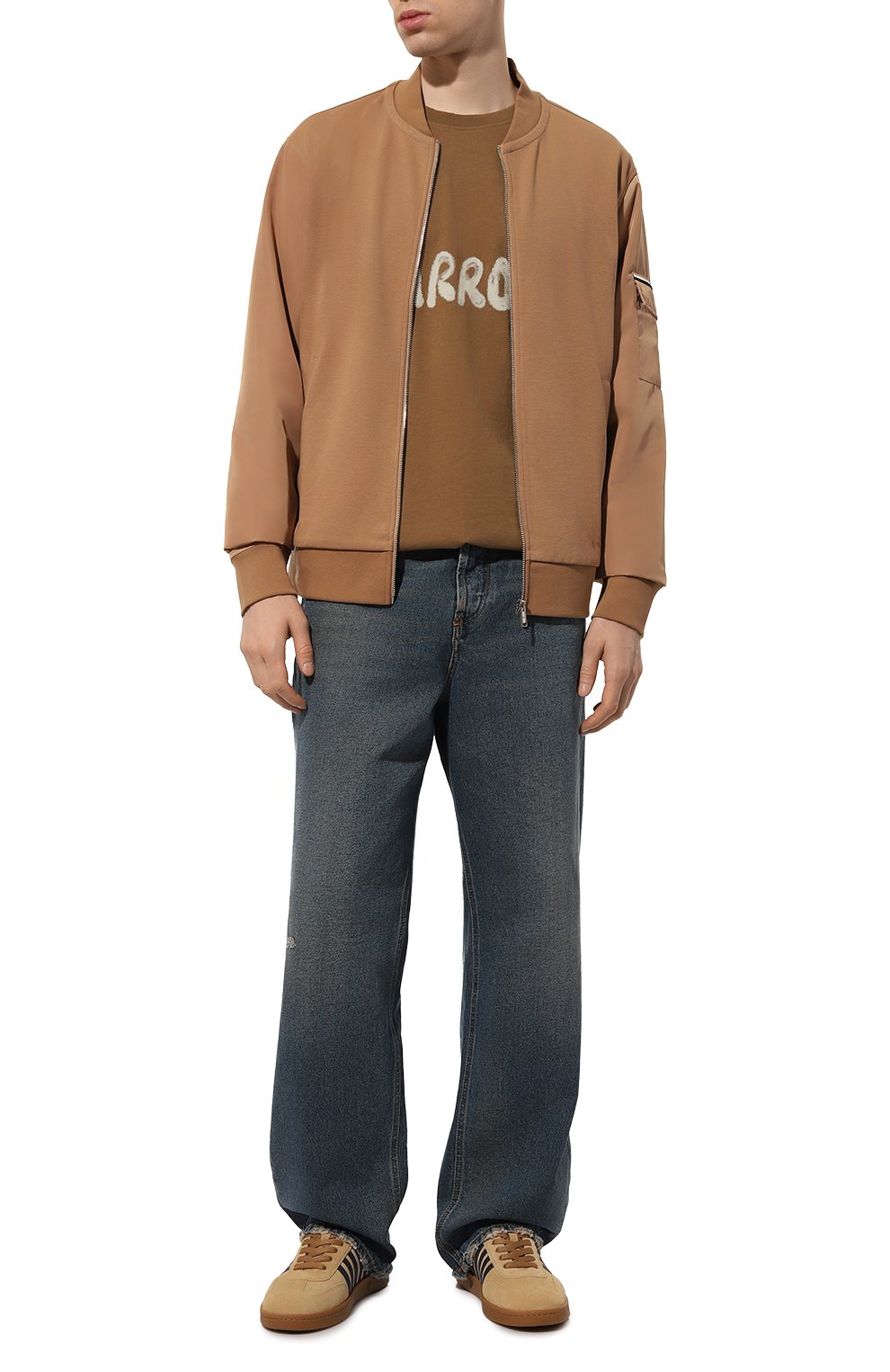 Хлопковая футболка BARROW, арт. F4BWMATH065, фото 2