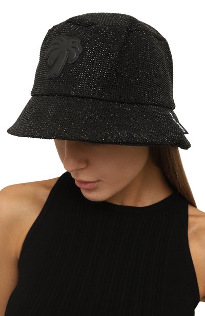 Панама с отделкой стразами PALM ANGELS, арт. PWLA027S23FAB0011010, фото 2