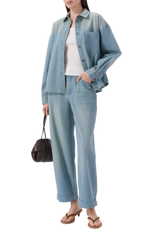 Джинсовая рубашка Light 12 STOREEZ 138608 Голубой  138608 Фото 2