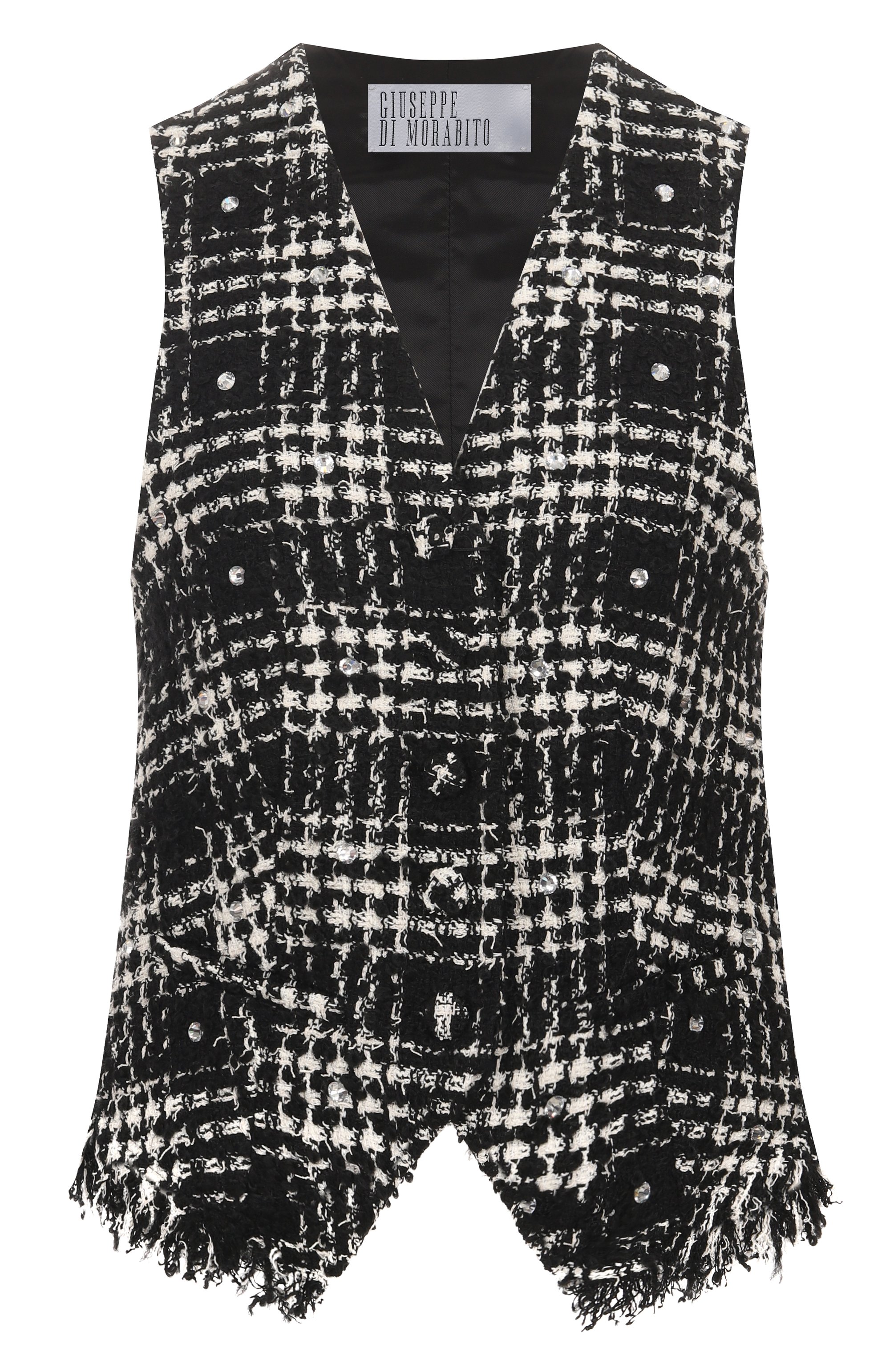 Твидовый жилет GIUSEPPE DI MORABITO, арт. 05FWWD354C 05326, фото 1