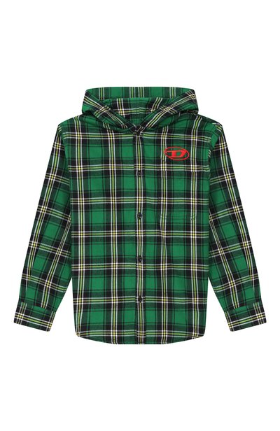 Хлопковая рубашка DIESEL, арт. J02970/KXBU9