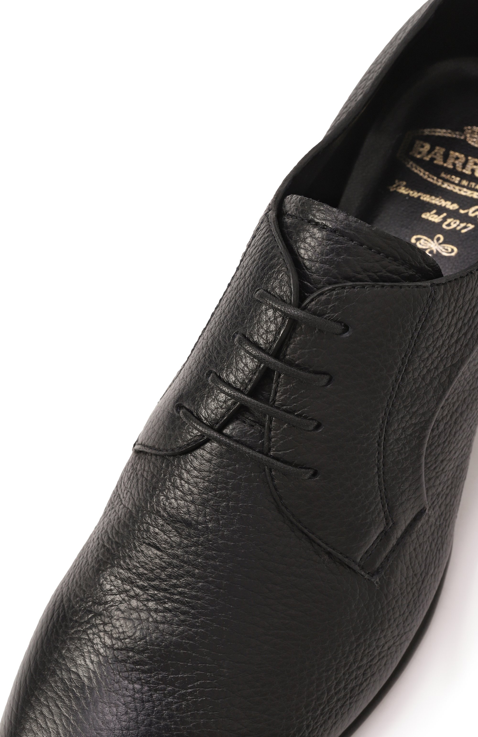 Кожаные дерби BARRETT темно-синего цвета по цене 69950 руб., арт. 242U075.9, фото 7 Кожаные дерби BARRETT, арт. 242U075.9, фото 7