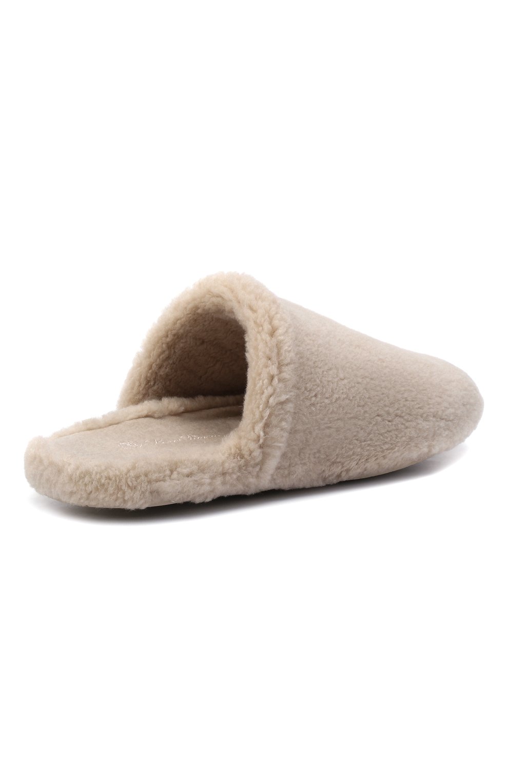 Текстильные домашние туфли LORO PIANA кремового цвета по цене 92400 руб., арт. FAL9652, фото 5 Текстильные домашние туфли LORO PIANA, арт. FAL9652, фото 5