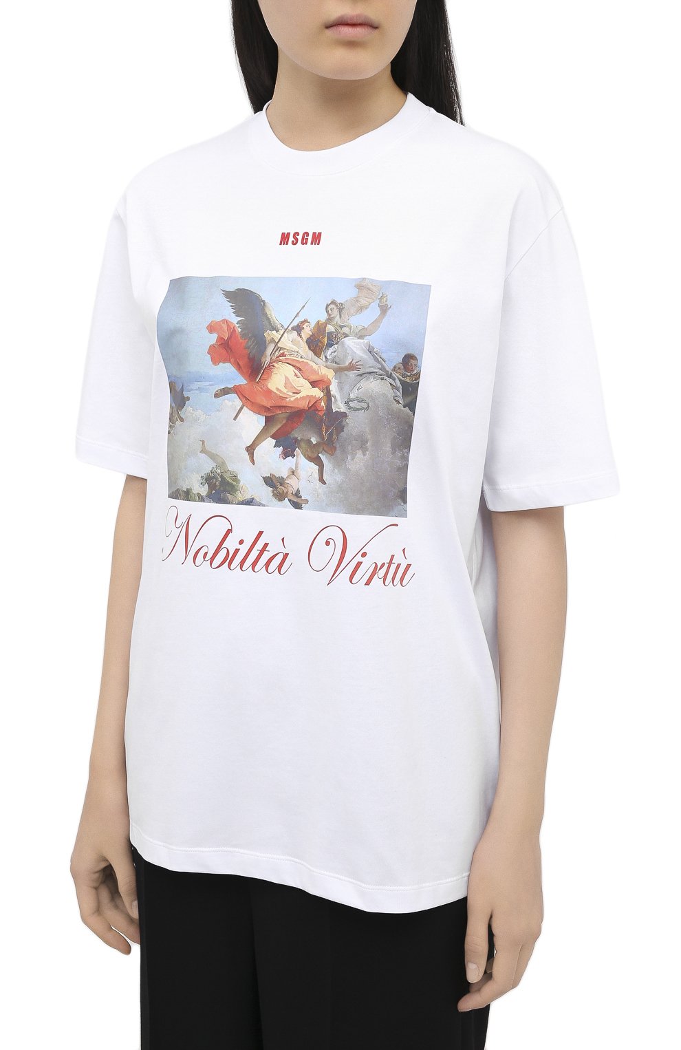 Хлопковая футболка MSGM, арт. 2941MDM161 207798, фото 3