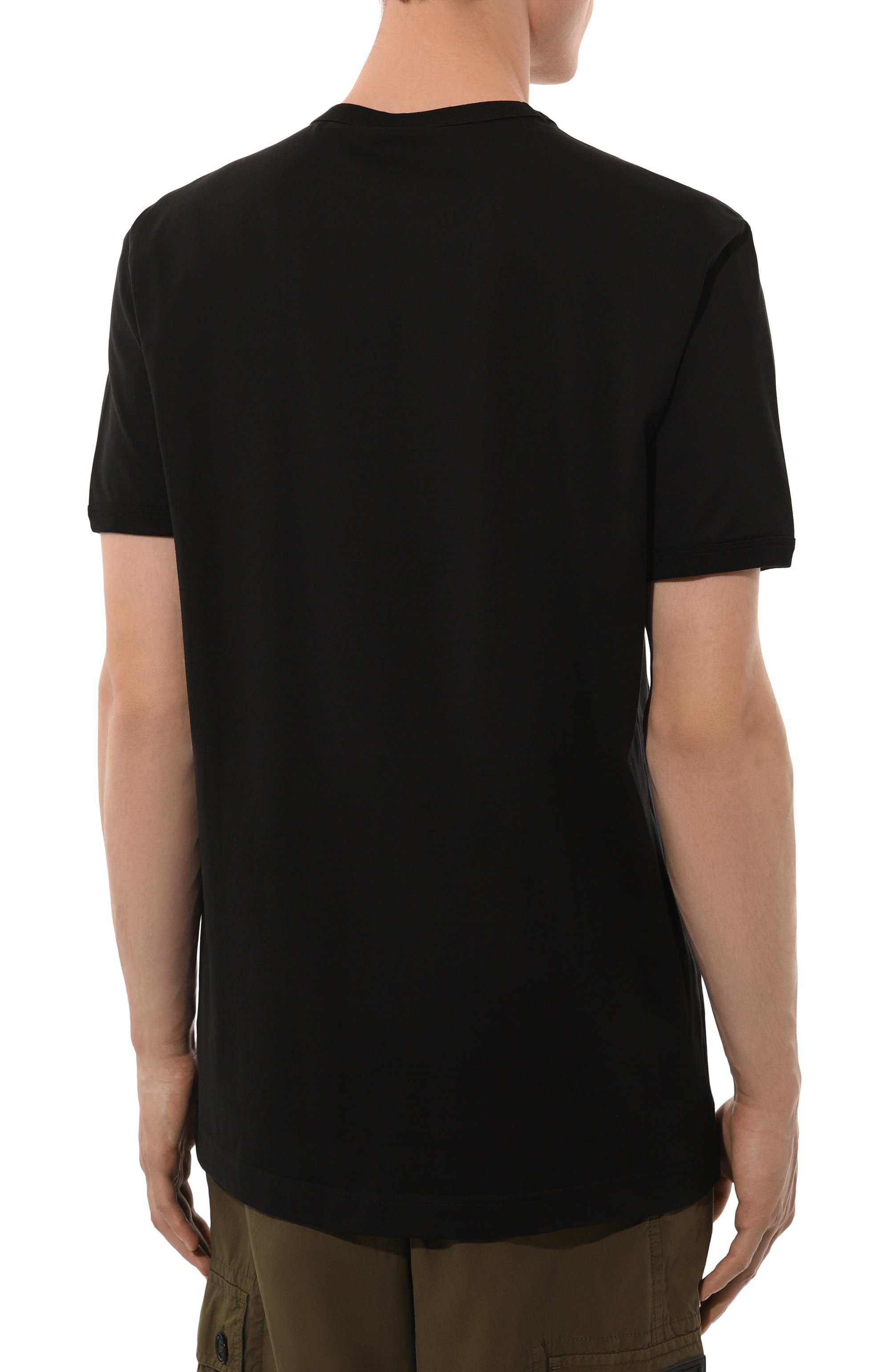 Хлопковая футболка DOLCE & GABBANA, арт. G8RN8Z/G7N4Q, фото 4