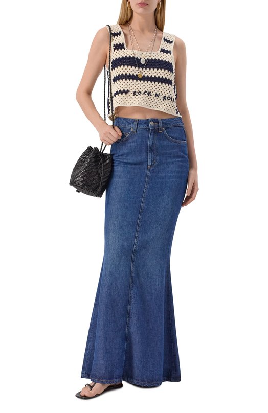 Хлопковый топ Zadig and Voltaire KWT001119 Кремовый  KWT001119 Фото 2