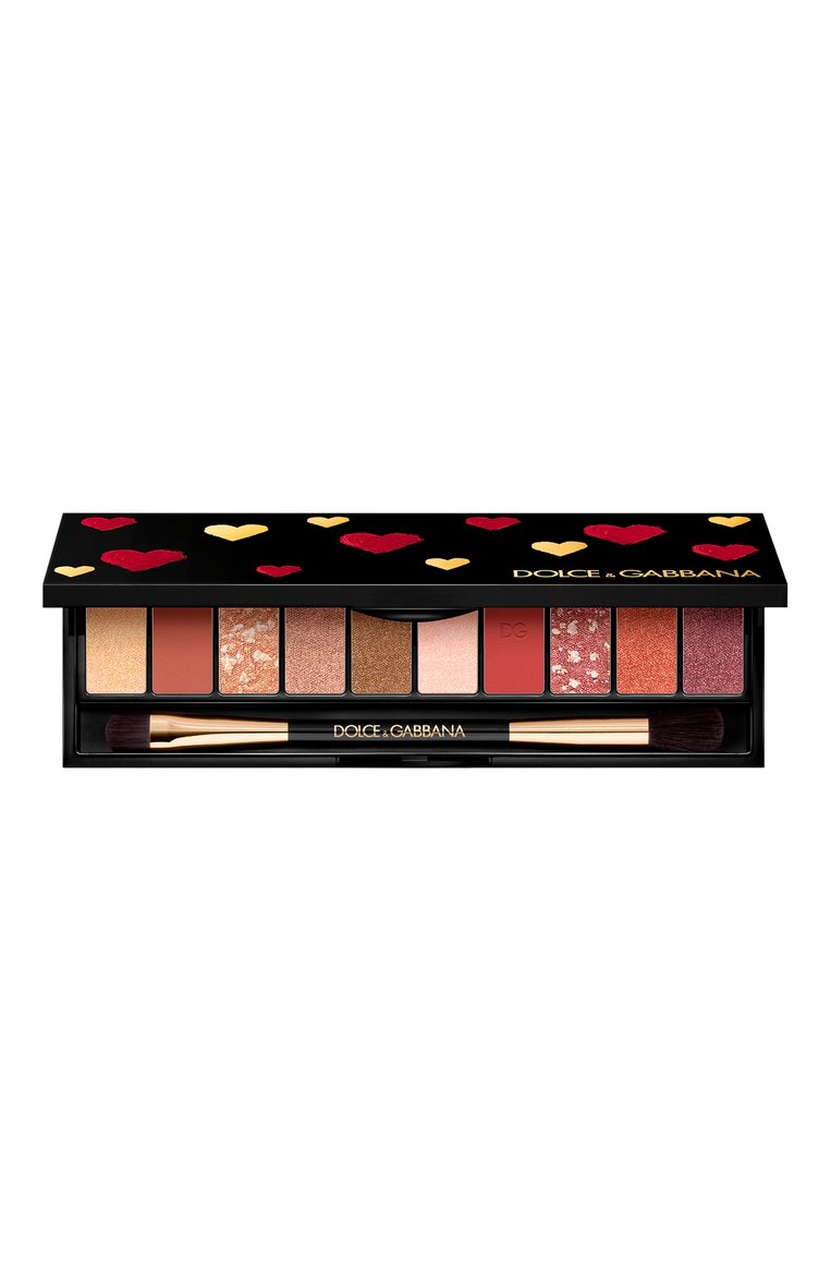 Палетка теней для век dg heart palette DOLCE & GABBANA бесцветного цвета, арт. 3141050DG | Фото 1 (Тип продукта_макияж: Палетки; Региональные ограничения белый список (Axapta Mercury): Не проставлено; Финишное покрытие: Матовый, Блестящий; Нос: Не проставлено)