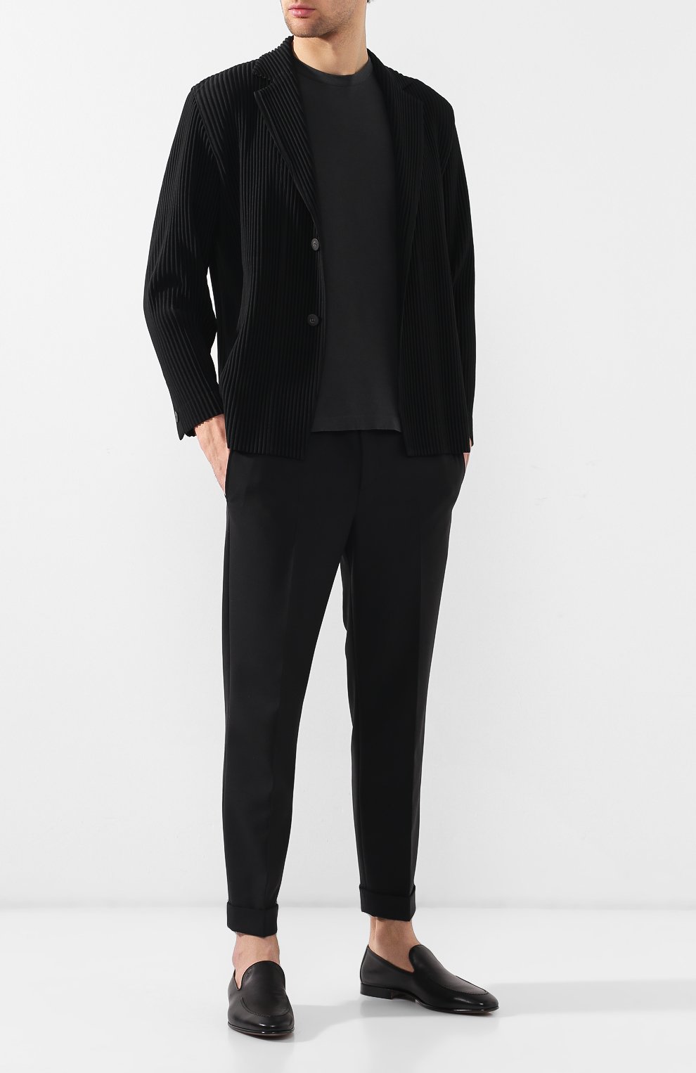 Кожаные лоферы MORESCHI, арт. 42969/153/LAMBSKIN, фото 2