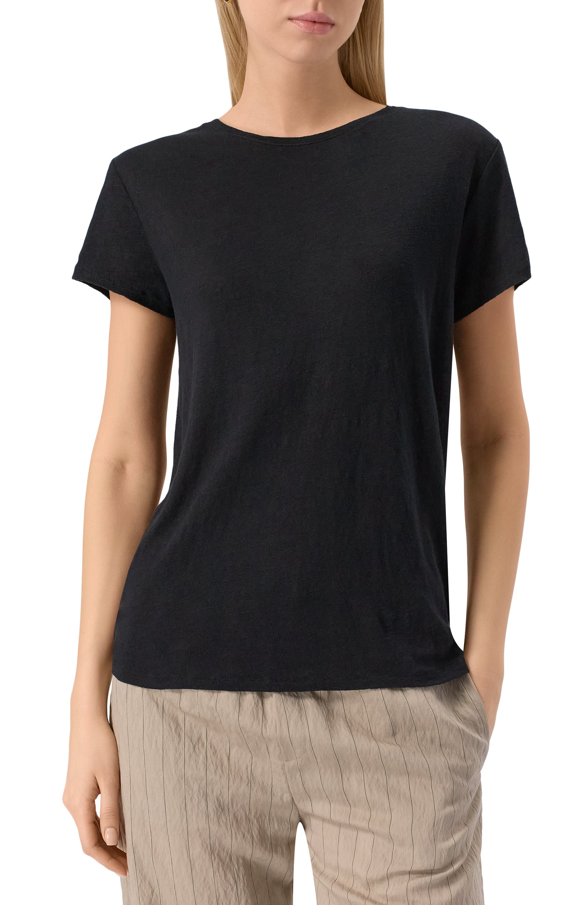 Льняная футболка BOSS ORANGE, арт. 50540431, фото 3