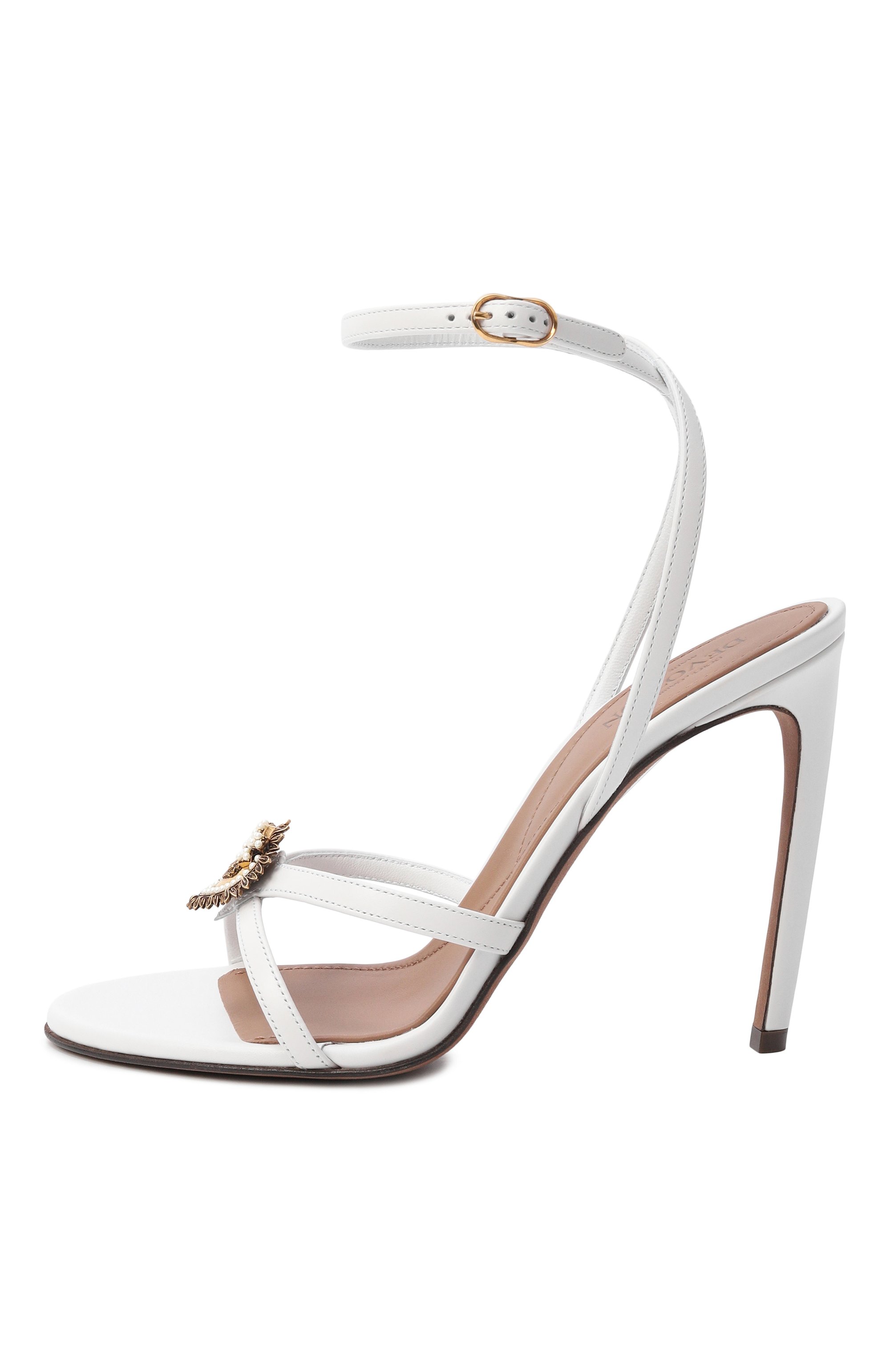 Кожаные босоножки devotion 105 DOLCE & GABBANA, арт. CR1984/AP412, фото 4