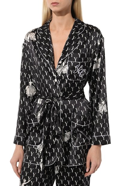 Атласная блузка YANINA, арт. T-2420A/7, фото 3