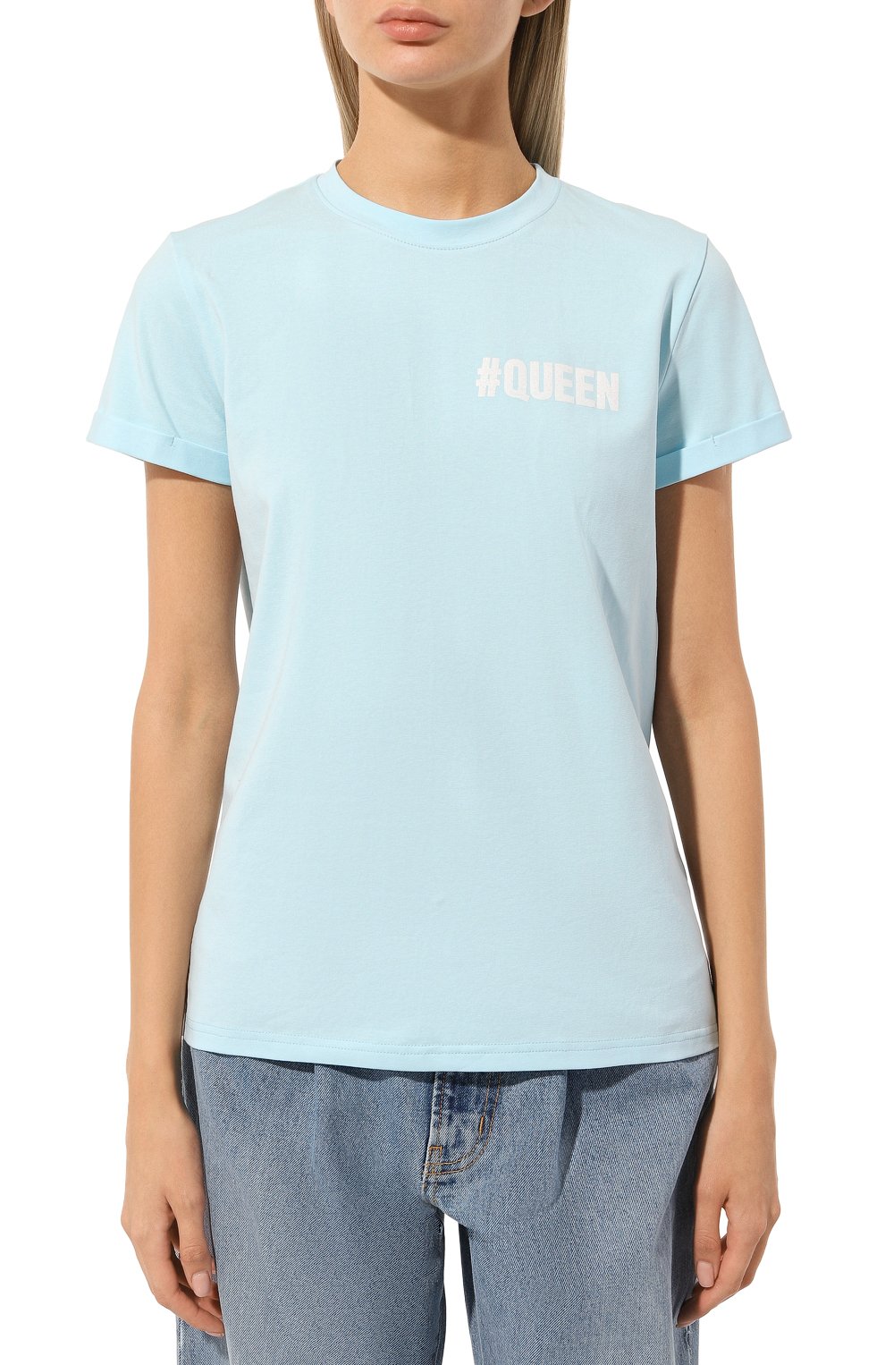 Хлопковая футболка SEVEN LAB, арт. T #q blue, фото 3