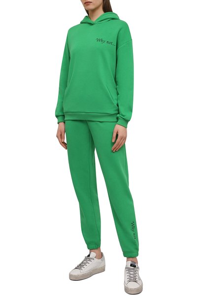 Женский хлопковый костюм SEVEN LAB, арт. HP7-WN green