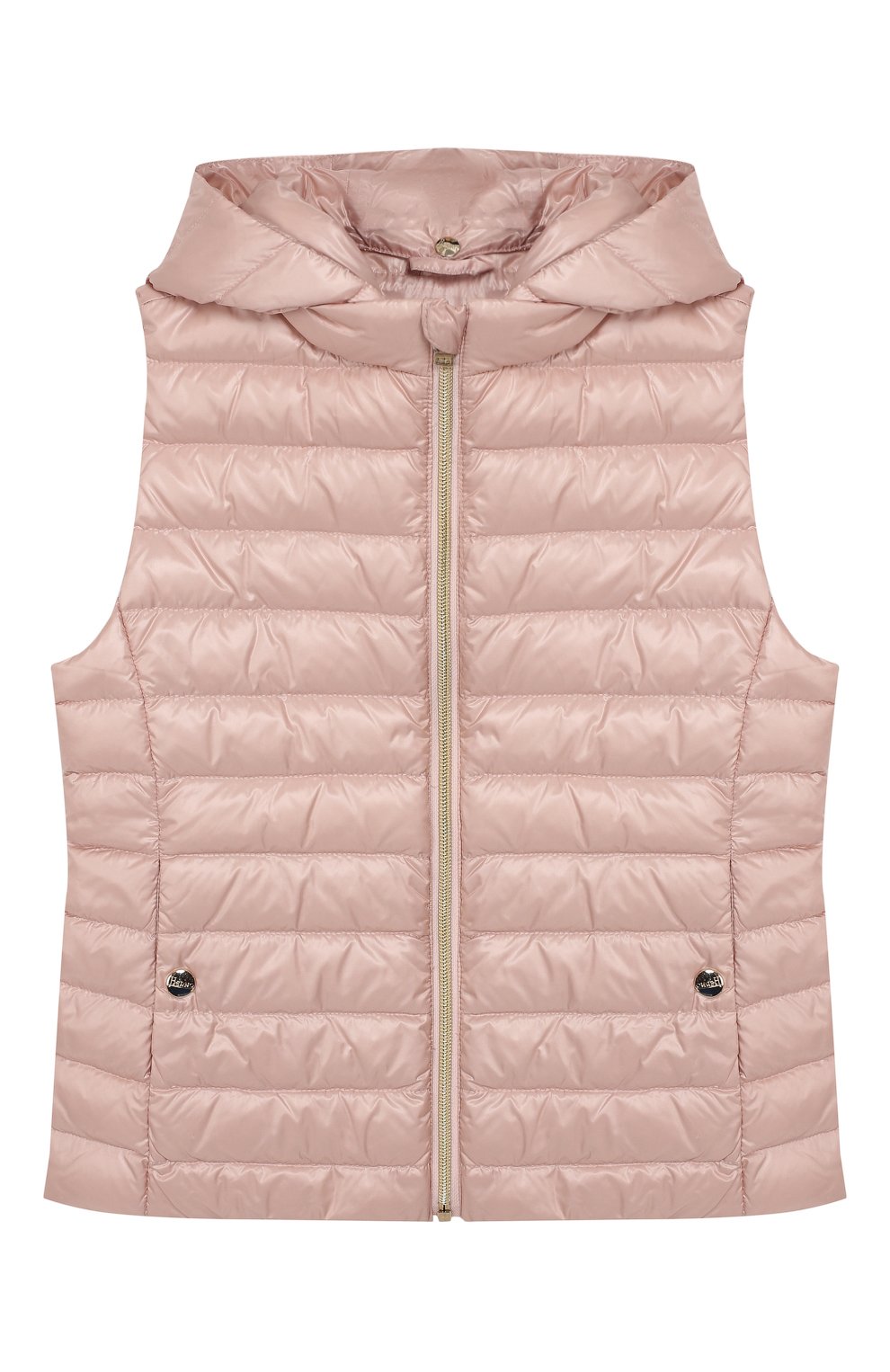 Пуховый жилет с капюшоном HERNO, арт. PI0039G/12017/10A-14A, фото 1