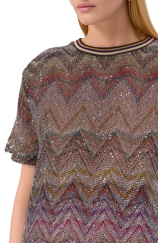 Футболка Missoni DS25WL04/BC005G Разноцветный  DS25WL04/BC005G Фото 5