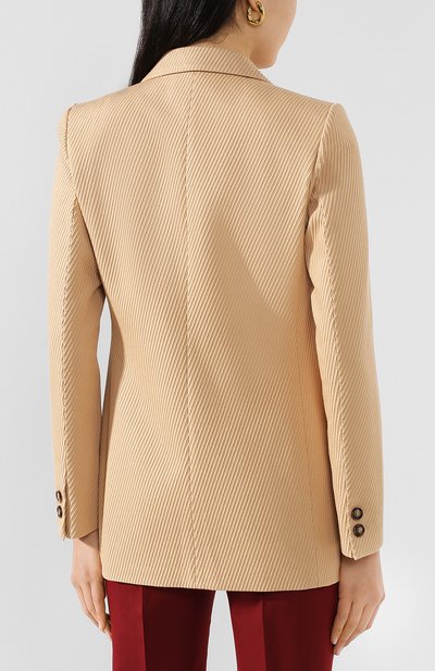 Хлопковый жакет VICTORIA BECKHAM, арт. 1220WJK001174A, фото 4