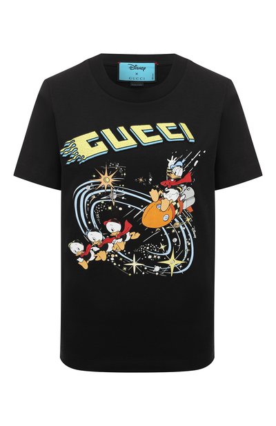Женская хлопковая футболка GUCCI, арт. 644671 XJDBD