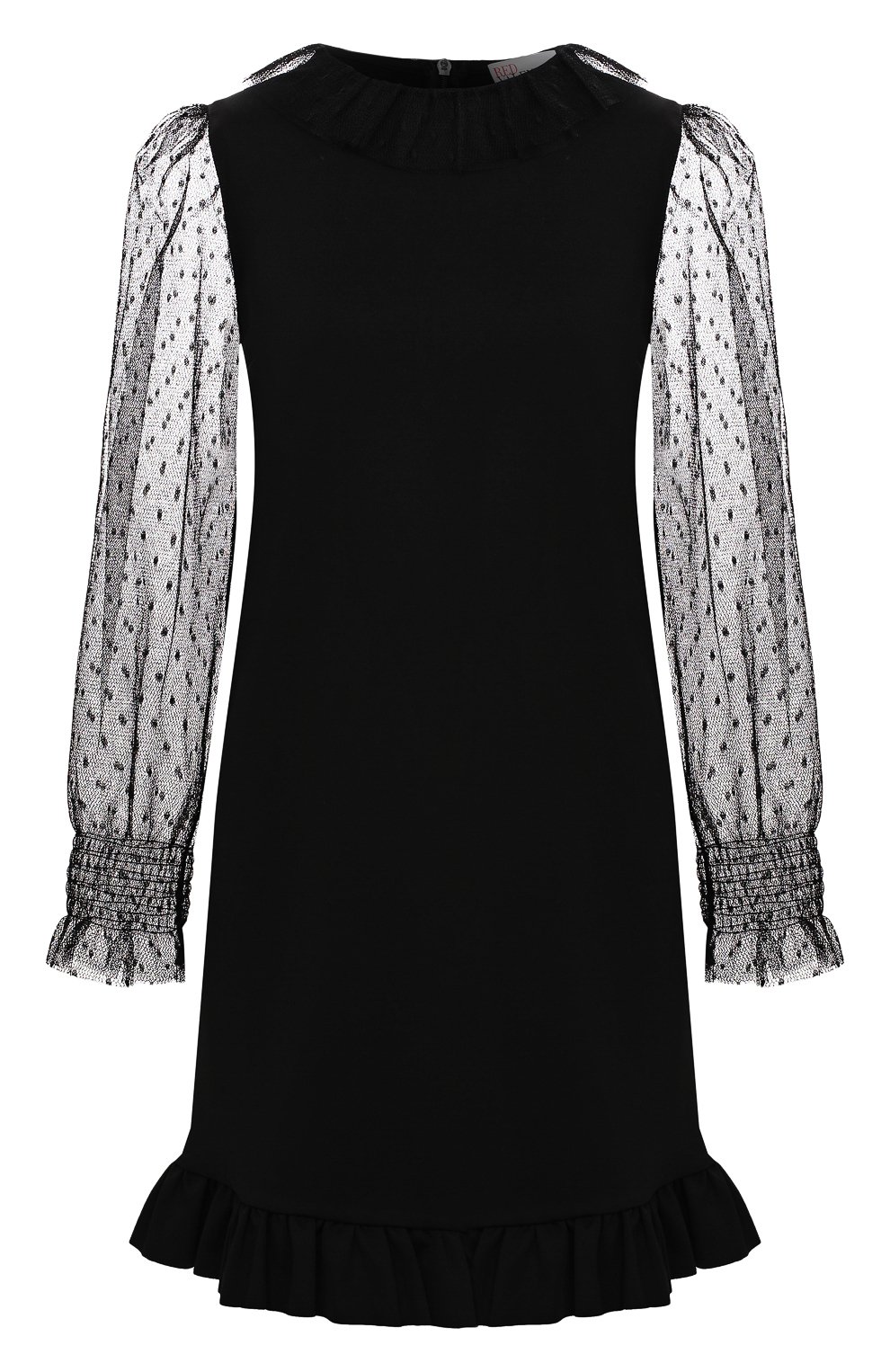 Платье REDVALENTINO черного цвета по цене 44600 руб., арт. UR3MJ04X/5C7, фото 1 Платье REDVALENTINO, арт. UR3MJ04X/5C7, фото 1