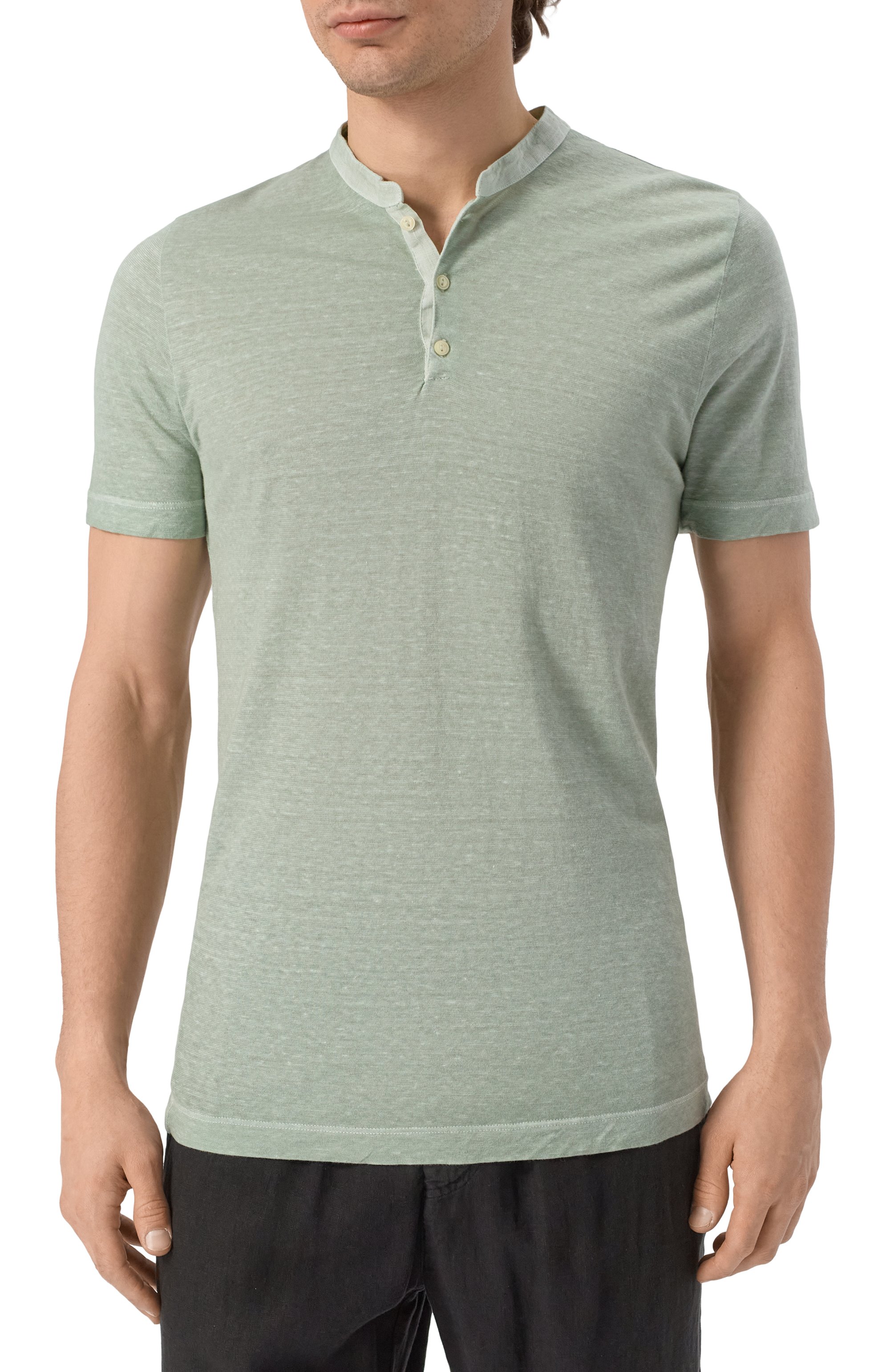 Футболка-хенли изо льна и хлопка 120% LINO, арт. 32ALIM79AC/G308/S01, фото 3