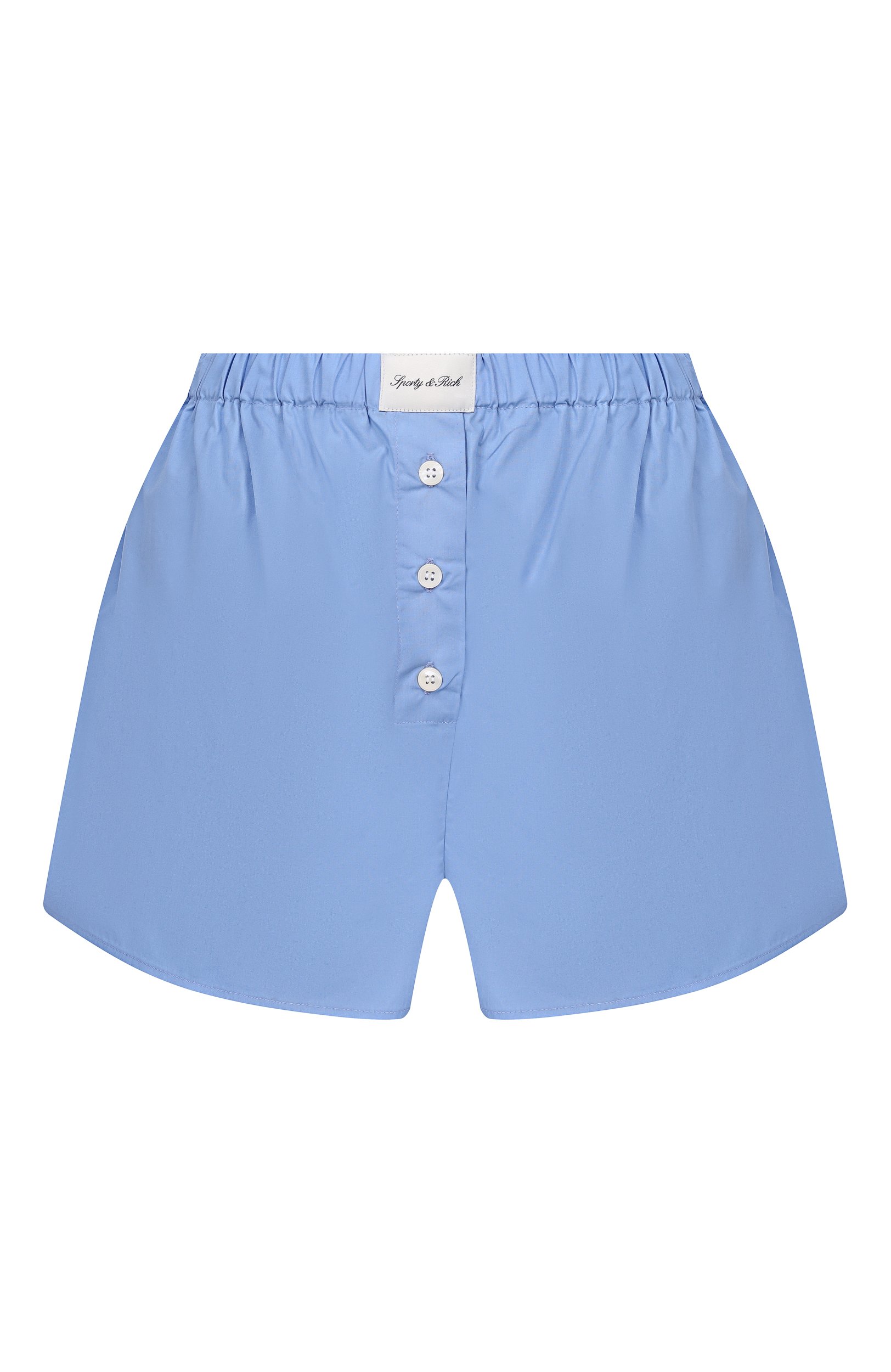 Хлопковые шорты SPORTY AND RICH, арт. SH060711326BL144, фото 1