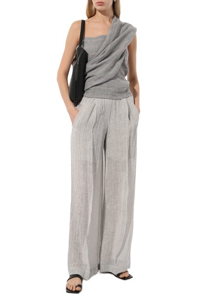 Женские льняные брюки BRUNELLO CUCINELLI, арт. MH570B1341