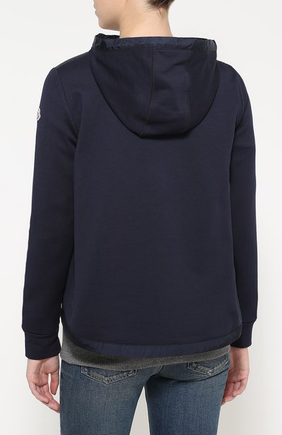 Куртка асимметричного кроя с пуховой вставкой и капюшоном MONCLER, арт. B2-093-84960-00-80449, фото 4