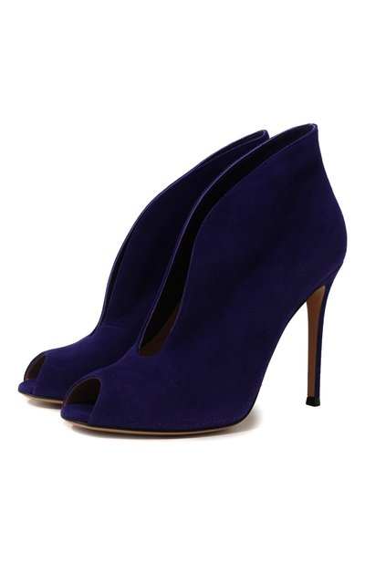 Замшевые ботильоны vamp GIANVITO ROSSI, арт. G53260.15RIC.CASINDI, фото 1