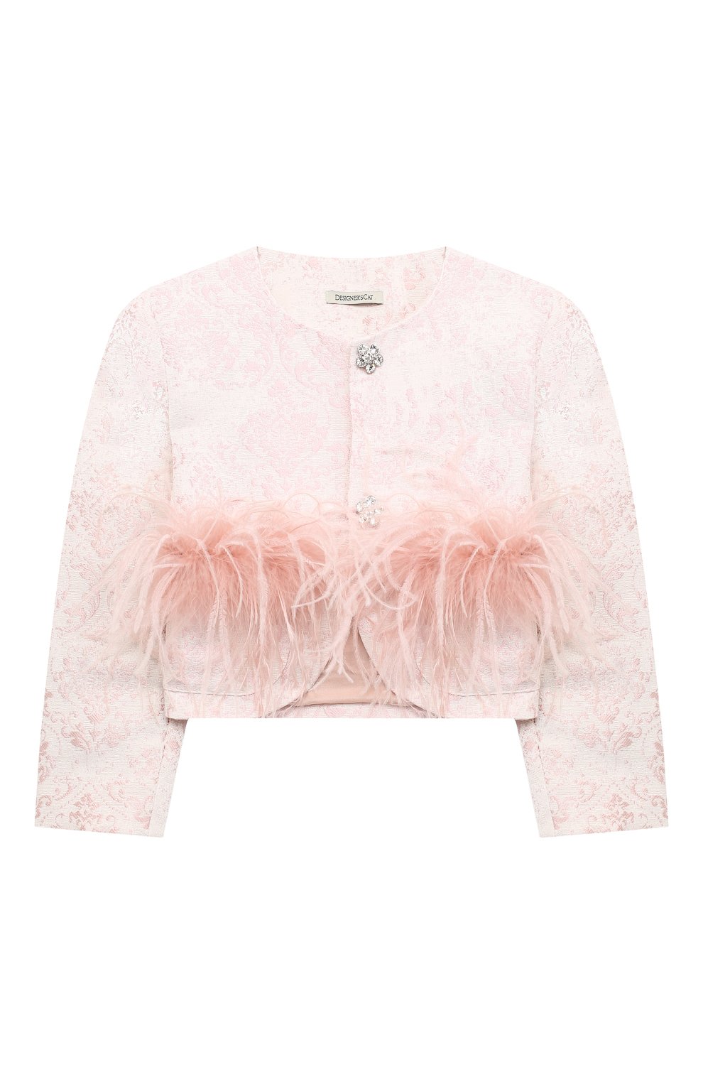 Укороченный жакет из хлопка DESIGNERS CAT, арт. 100000K01000606/10A-12A, фото 1