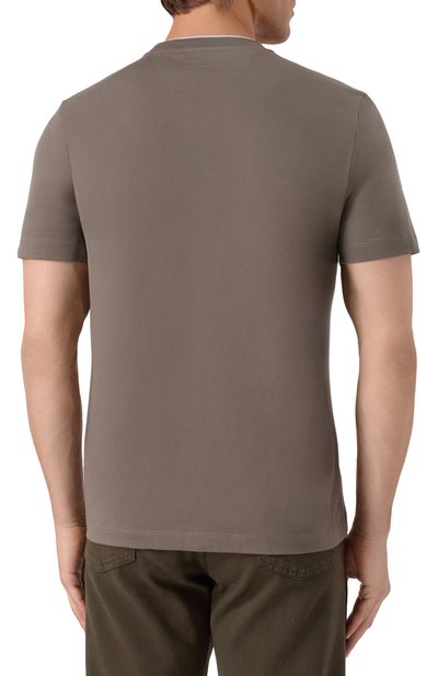 Хлопковая футболка CORNELIANI, арт. 26G571-2625022, фото 4