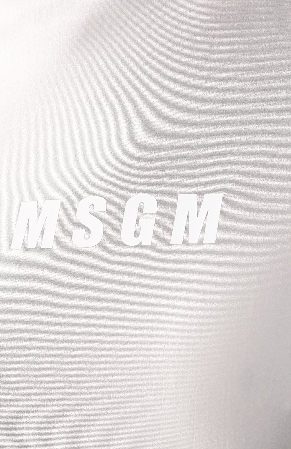 Лонгслив MSGM серебряного цвета по цене 8435 руб., арт. 2845MDM02 207231, фото 5 Лонгслив MSGM, арт. 2845MDM02 207231, фото 5