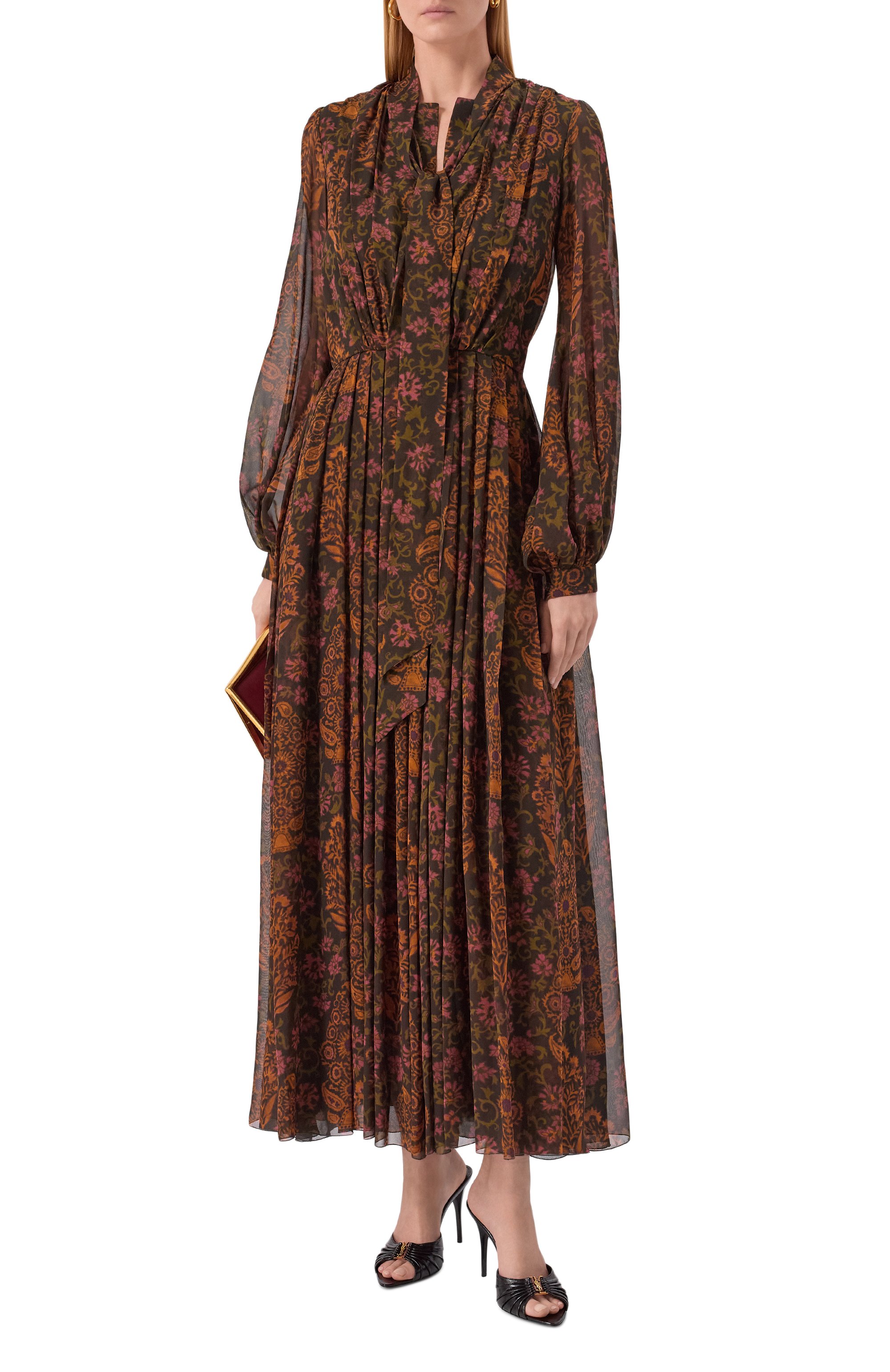 Шелковое платье GIAMBATTISTA VALLI, арт. 25FWSVTE5080/96PRI, фото 2