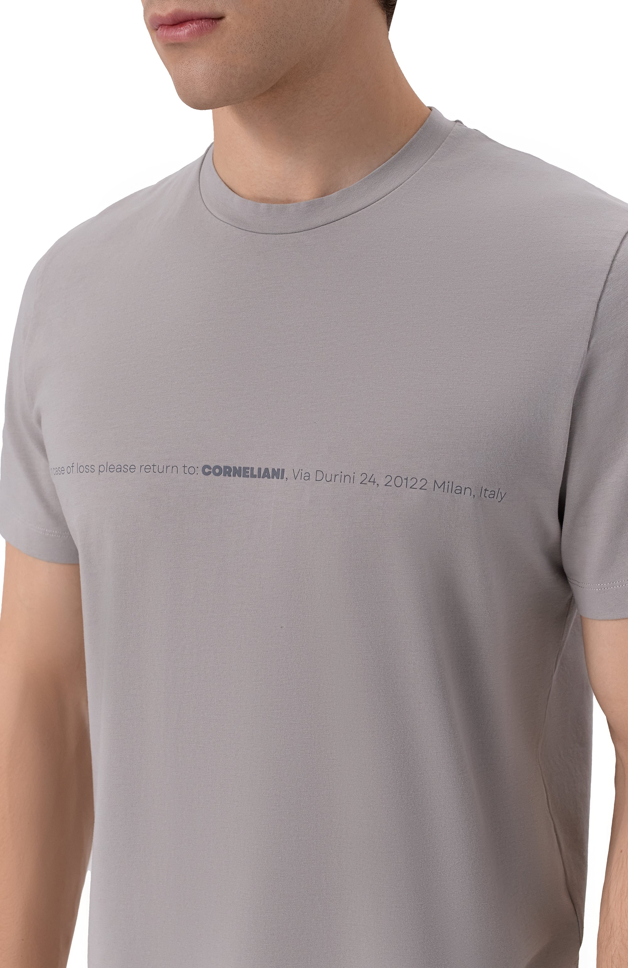 Хлопковая футболка CORNELIANI, арт. 27G587/2725035, фото 5