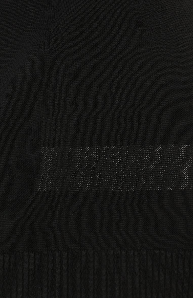 Мужская хлопковая шапка RICK OWENS черного цвета, арт. RU19S2494/C | Фото 3 (Материал: Текстиль, Хлопок; Кросс-КТ: Трикотаж; Нос: Не проставлено)