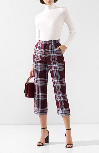 Брюки из смеси шерсти и кашемира DOLCE & GABBANA, арт. FTBKKZ/FQ2EC, фото 2