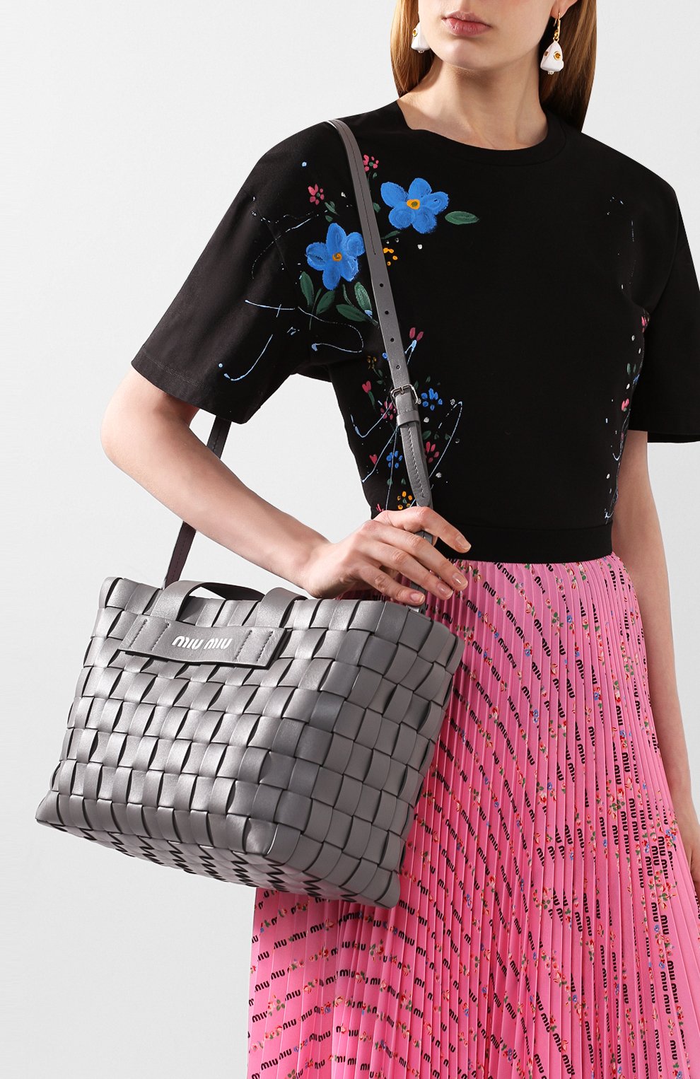 Сумка-шопер MIU MIU, арт. 5BA168-2D8K-F0K44-OIO, фото 5