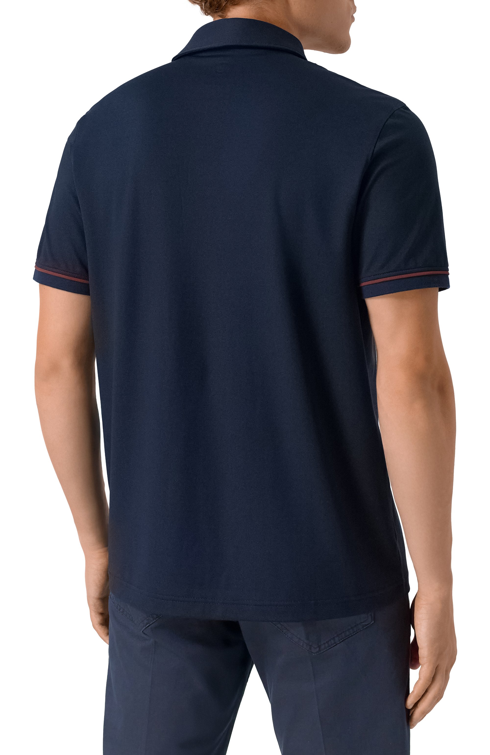 Поло BOGNER темно-синего цвета по цене 17100 руб., арт. 58102727, фото 4 Поло BOGNER, арт. 58102727, фото 4