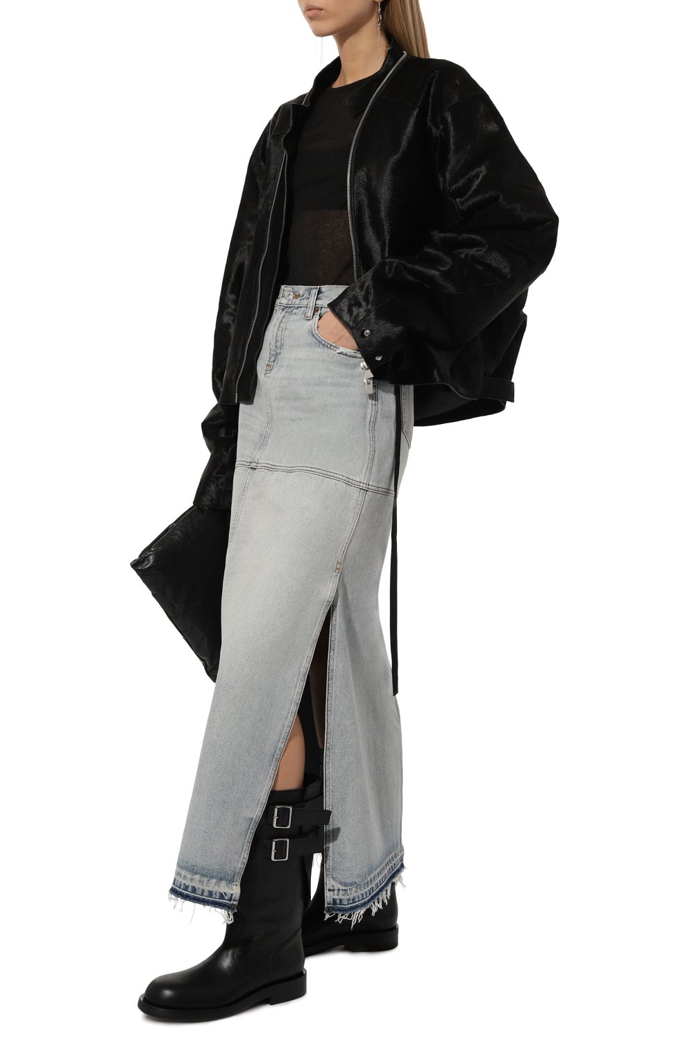 Кожаные сапоги milan ANN DEMEULEMEESTER, арт. 2402-W-R42-LT141-066, фото 2