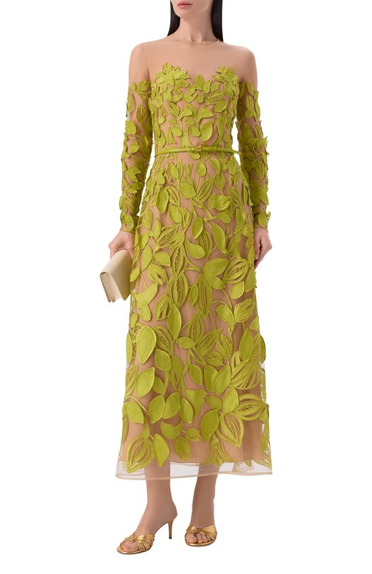 Платье Elie Saab D1089NR26/YA061 Зелёный  D1089NR26/YA061 Фото 2