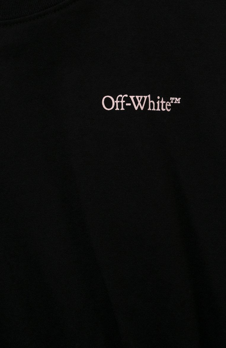 Хлопковый топ OFF-WHITE, арт. 0GAA005S24JER001/12-12+, фото 3