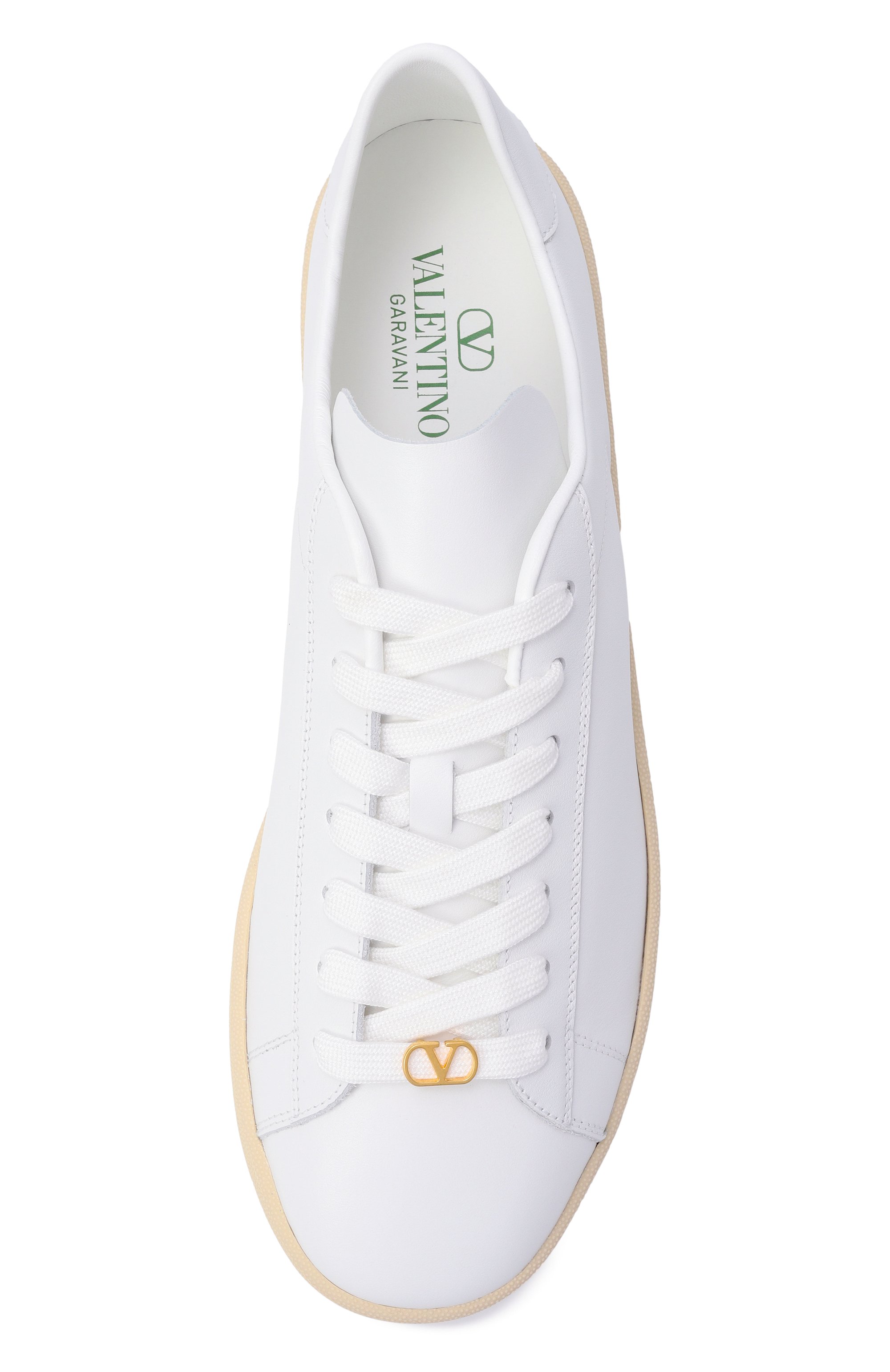 Кожаные кеды royco VALENTINO белого цвета по цене 78050 руб., арт. 9Y2S0K34/BYA, фото 5 Кожаные кеды royco VALENTINO, арт. 9Y2S0K34/BYA, фото 5