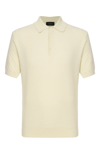 Мужская поло из хлопка и шелка BRIONI, арт. UMR200/PAK22