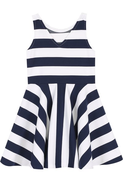 Расклешенное мини-платье в полоску POLO RALPH LAUREN разноцветного цвета по цене 8495 руб., арт. 313688730, фото 2 Расклешенное мини-платье в полоску POLO RALPH LAUREN, арт. 313688730, фото 2