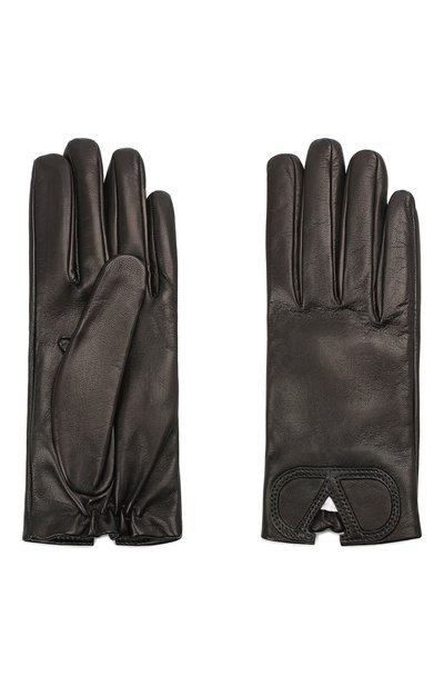 Кожаные перчатки VALENTINO, арт. UW2GDA15/IDM, фото 2