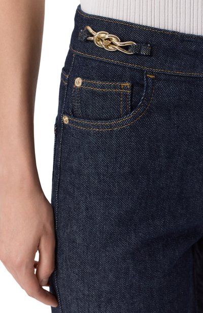 Джинсы EMPORIO ARMANI темно-синего цвета по цене 41500 руб., арт. EW003498/AF18421, фото 5 Джинсы EMPORIO ARMANI, арт. EW003498/AF18421, фото 5