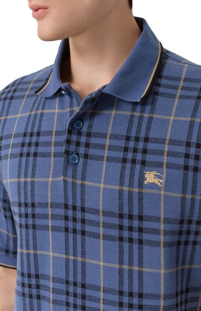 Хлопковое поло BURBERRY, арт. 8110104, фото 5