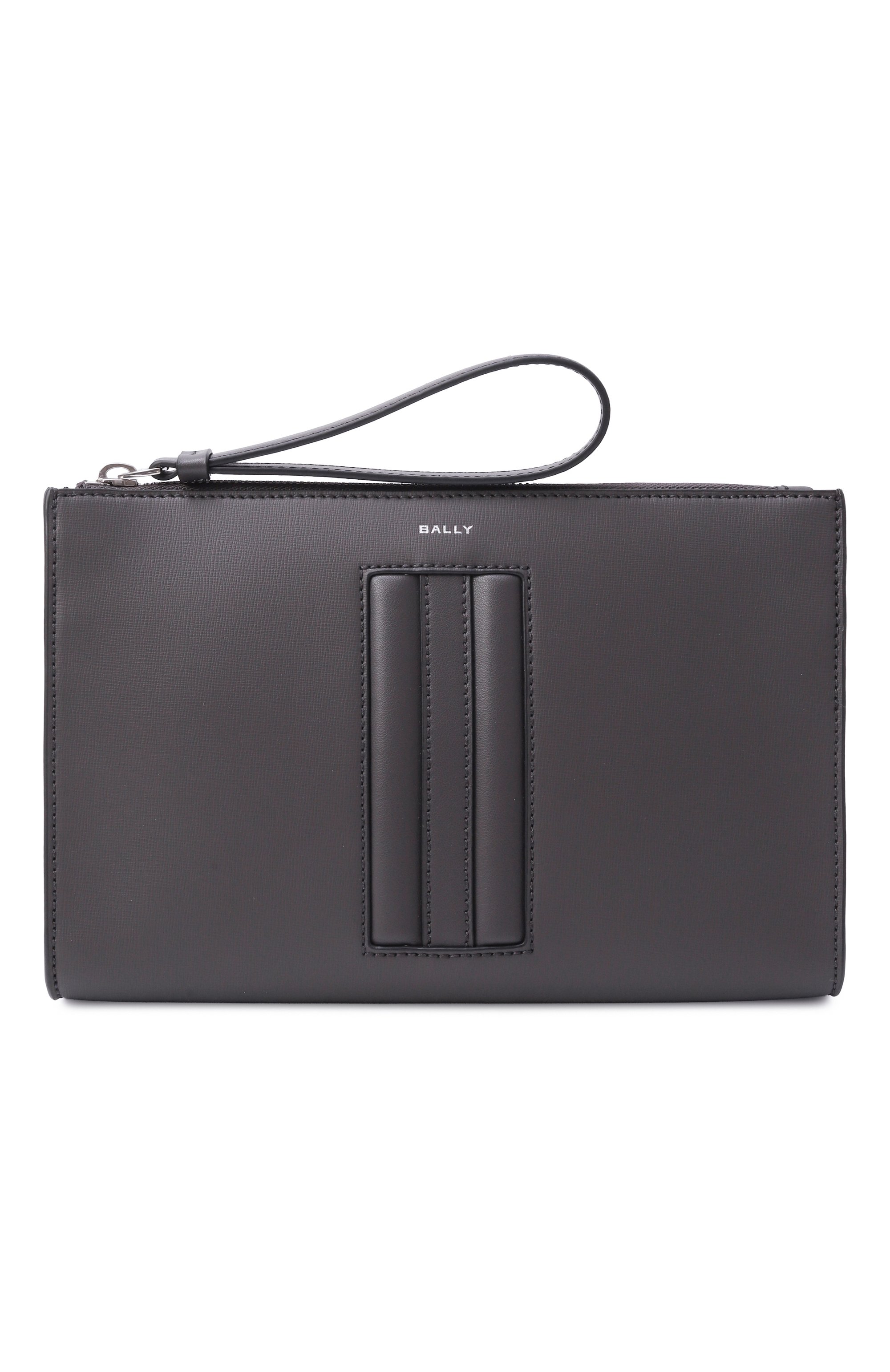Клатч BALLY темно-серого цвета по цене 63700 руб., арт. MAM00V/EC001, фото 1 Клатч BALLY, арт. MAM00V/EC001, фото 1
