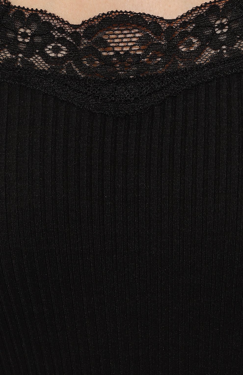 Сорочка из шелка и хлопка EVA B.BITZER черного цвета по цене 26910 руб., арт. 27338267, фото 5 Сорочка из шелка и хлопка EVA B.BITZER, арт. 27338267, фото 5